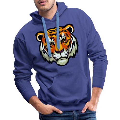 Tiger Fashion Feline Animal, Tiger Willing Success - Men's Premium Hoodie