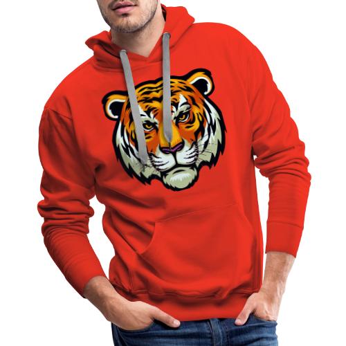 Tiger Fashion Feline Animal, Tiger Willing Success - Men's Premium Hoodie
