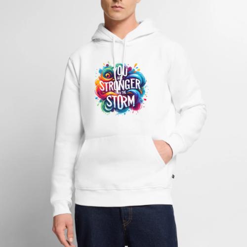Wellness Collection - Stronger Than the Storm - Men's Premium Hoodie