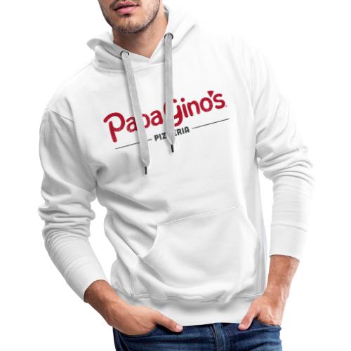 Distressed Papa Gino's Logo - Men's Premium Hoodie
