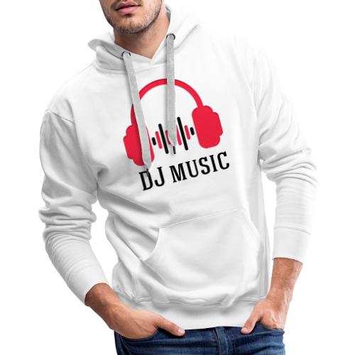 DJ music. - Men's Premium Hoodie