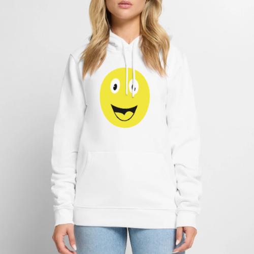 Yellow Happy Face Print - Men's Premium Hoodie