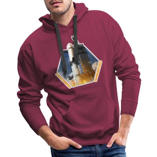 Starship HLS - Excitement Guaranteed - Men's Premium Hoodie