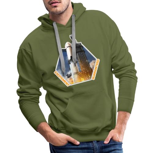Starship HLS - Excitement Guaranteed - Men's Premium Hoodie