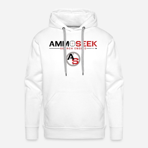 AmmoSeek Combo Logo Black - Men's Premium Hoodie