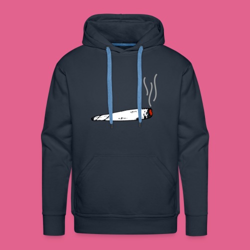 LIT WHITE BLACK GREY AND RED JOINT - Men's Premium Hoodie