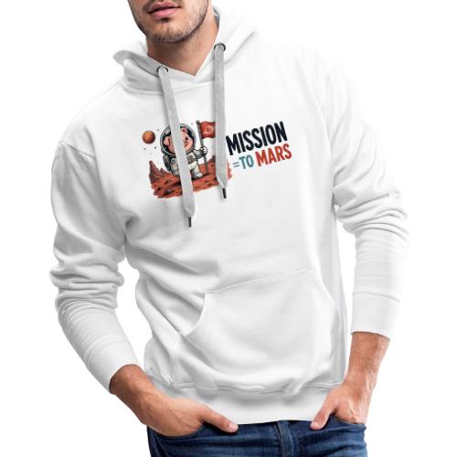 Mission To Mars Space Pig - Men's Premium Hoodie
