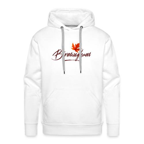 Birmingham for shirt with leaf - Men's Premium Hoodie