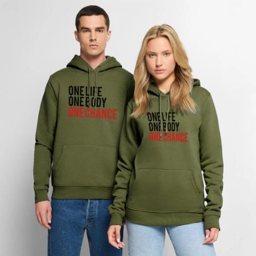 One Life One Body One Chance - Men's Premium Hoodie