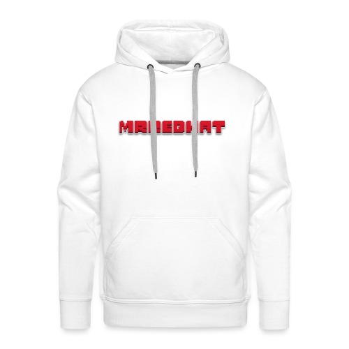 MrRedHat Plain Logo - Men's Premium Hoodie