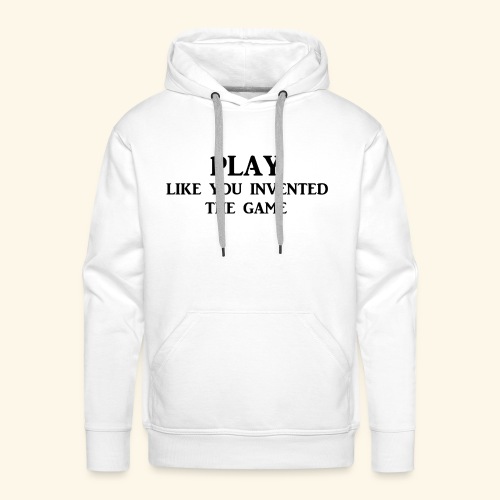 play like game blk - Men's Premium Hoodie