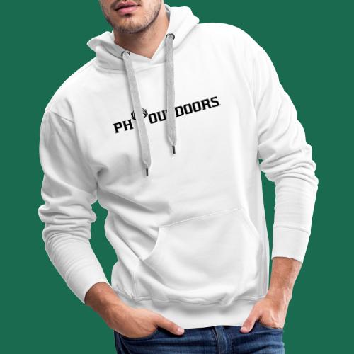 PH Outdoors® Black Long - Men's Premium Hoodie