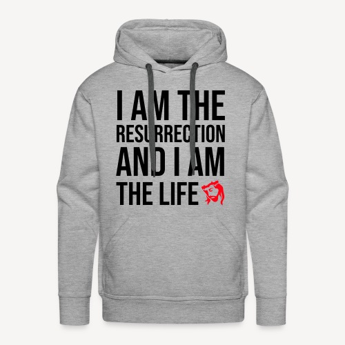 I AM THE RESURRECTION - Men's Premium Hoodie