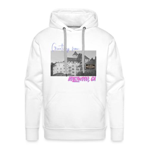 GREETINGS FROM HOLLYWOOD - Men's Premium Hoodie