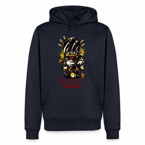 Shoots Happen Battle Royal Shotter Gamer Sayings - Men's Premium Hoodie