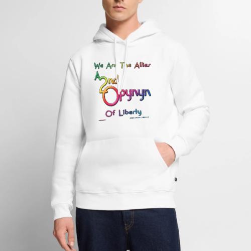 Allies of Liberty are Everywhere (Front/Back) - Men's Premium Hoodie