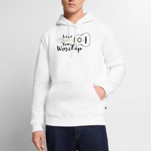 Live Your Worship, Don’t Just Give Lip Service - Men's Premium Hoodie