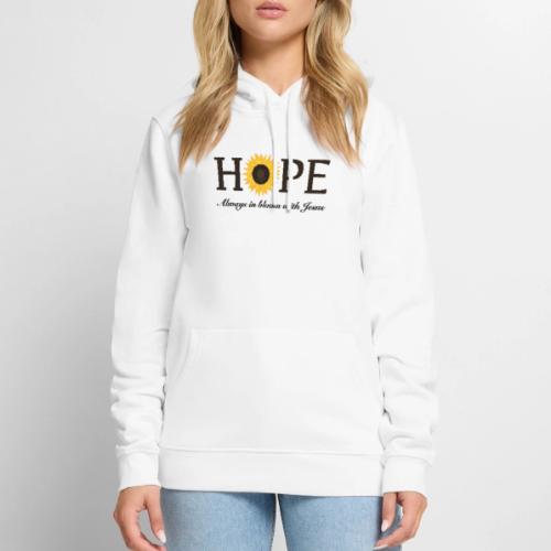 Hope Always in Bloom with Jesus Shirt – Christian - Men's Premium Hoodie