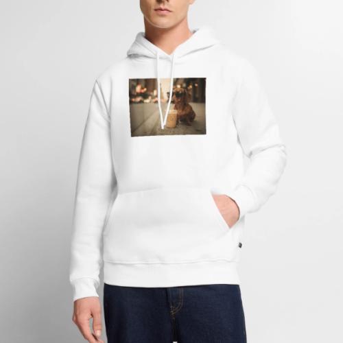Funny Dachshund Iced Coffee Lover Tee - Men's Premium Hoodie