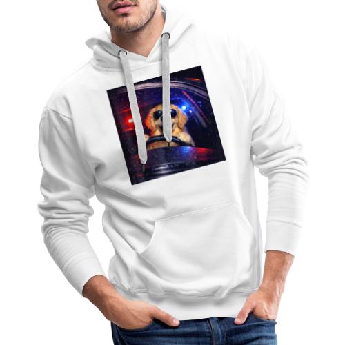 Funny Police Golden Retriever Meme Tee - Men's Premium Hoodie