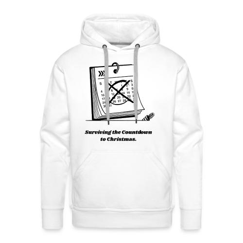 Countdown to Christmas T-Shirt - Men's Premium Hoodie