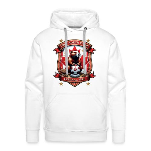 Canada Beaver Crest T-Shirt, Pride Badge Gift - Men's Premium Hoodie