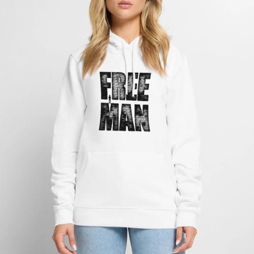 FREE MAN - Black Graphic - Men's Premium Hoodie