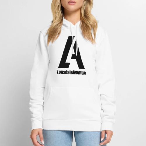 Lonsdale Avenue Logo Black Text - Men's Premium Hoodie