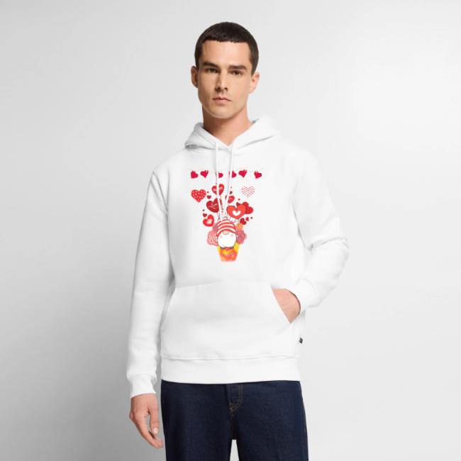 Design wrapped in love hearts, vibrating in love.