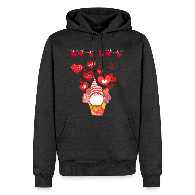 Design wrapped in love hearts, vibrating in love.