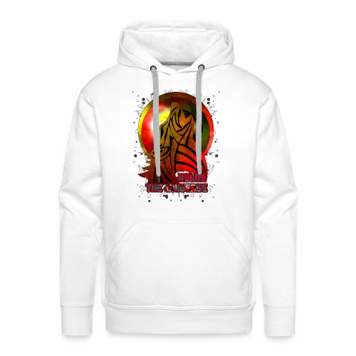 Wolf Universe - The Wolf Rules The Universe - Men's Premium Hoodie