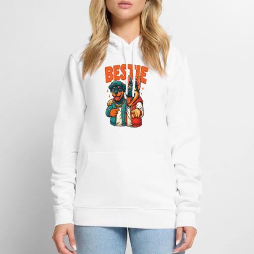 Hip Hop Dog Besties Shirt for Friends & Pet Lovers - Men's Premium Hoodie