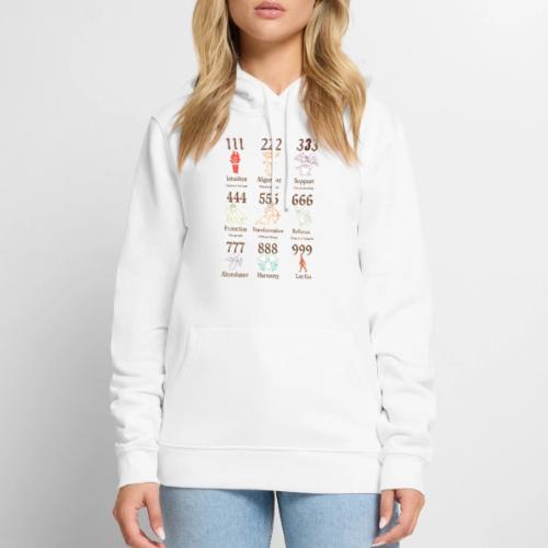 Mystic Angel Numbers Spiritual Symbols on Gildan - Men's Premium Hoodie