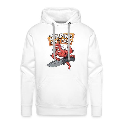 Jimping Ain't Easy Funny Knife Maker & EDC Mascot - Men's Premium Hoodie