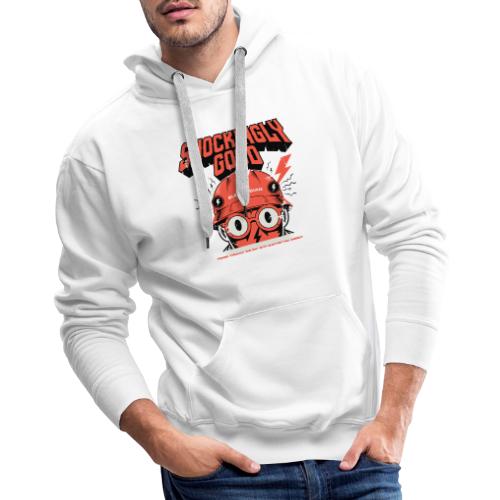 Funny Shockingly Good Electrician - Men's Premium Hoodie