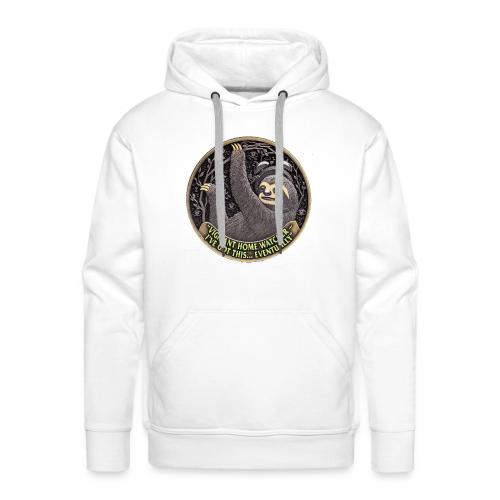 Sloth Home Watcher T Shirt - Men's Premium Hoodie