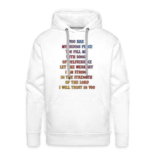 You Are My Hiding Place - Men's Premium Hoodie
