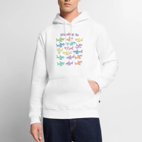 It’s Okay To – Cute Pastel Shark - Men's Premium Hoodie