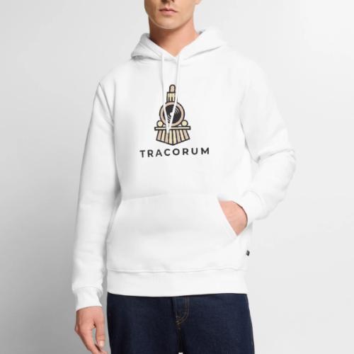 Cartoon Cosmic Train with LP Light - Men's Premium Hoodie