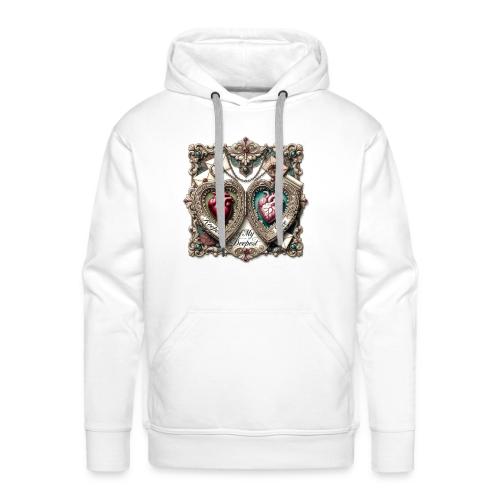 Keeper of My Deepest Love Victorian Locket T-Shirt - Men's Premium Hoodie
