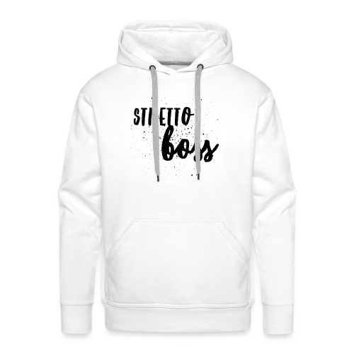 StilettoBoss Low-Blk - Men's Premium Hoodie
