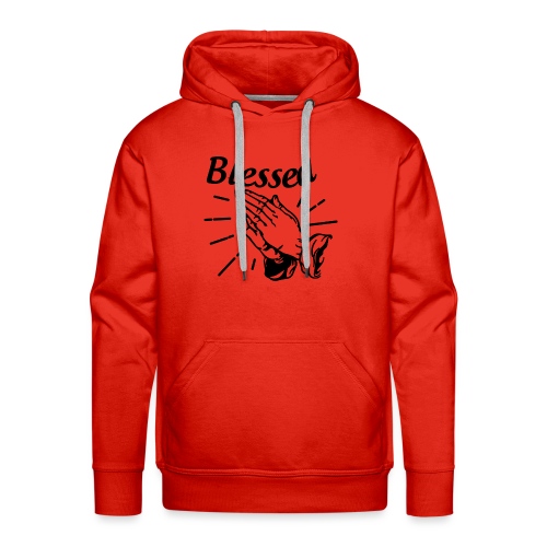 Blessed - Alt. Design (Black Letters) - Men's Premium Hoodie