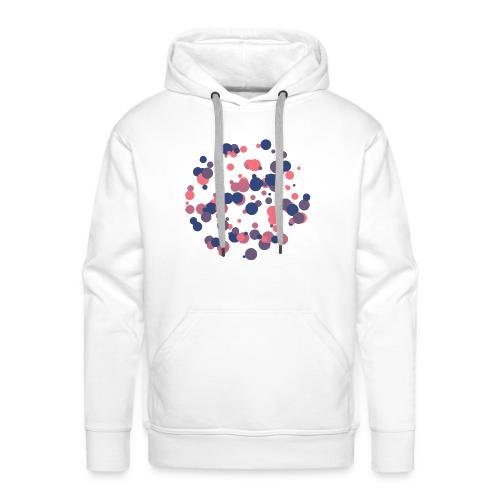 abstract circles pattern - Men's Premium Hoodie