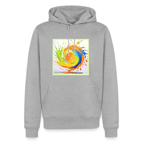 Citrus Splash of Color Design - Men's Premium Hoodie