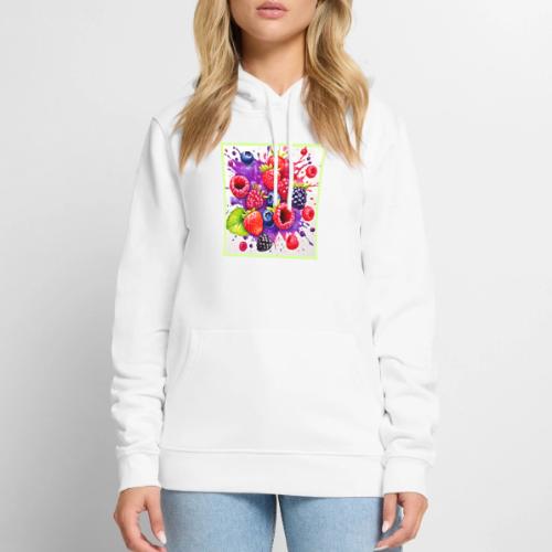 Berry Splash Mix Art - Men's Premium Hoodie