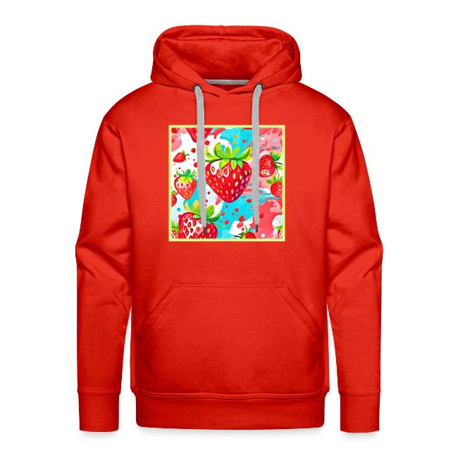 Strawberry Splash Pattern