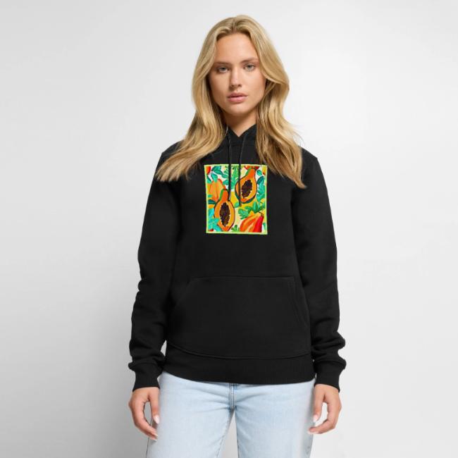 Tropical Papaya Pop Art
