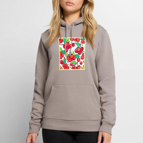 Cherry Pattern Design - Men's Premium Hoodie