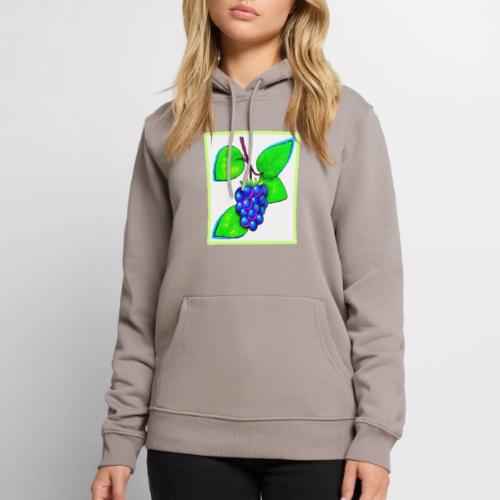 Vibrant Blueberry Pop Art - Men's Premium Hoodie