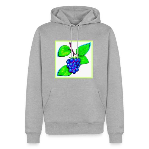 Vibrant Blueberry Pop Art - Men's Premium Hoodie